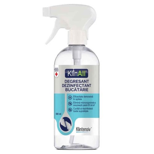 Dezinfectant degresant bucatarie KlinAll 500 ml