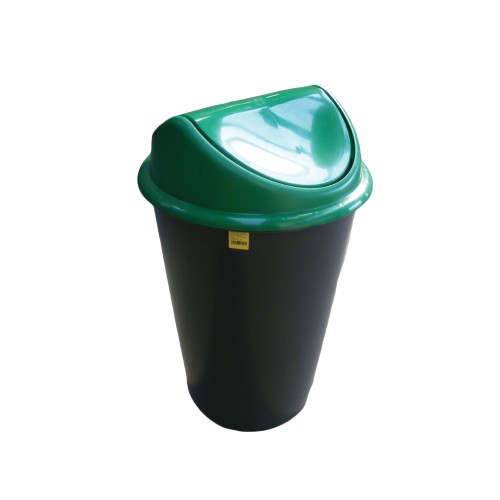 Cos Flip-Flap pentru colectare selectiva a deseurilor, 60 l, verde